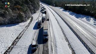 Historic Winter Storm Aftermath In Panama City Beach, Florida #FLWX