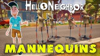 Привет Сосед где найти все манекены| Hello Neighbor finding all mannequins