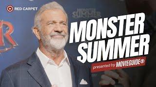 MONSTER SUMMER Red Carpet with Mel Gibson and David Henrie: Spooky Fun for the Family!