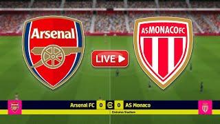 Arsenal vs AS Monaco | UEFA Champions League Match Live | UCL 2024