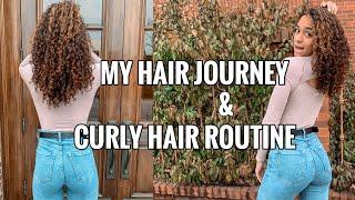 MY HAIR JOURNEY / CURLY HAIR ROUTINE || mistakes I’ve made, how I grew my hair, products I use