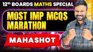 Most Important MCQ MARATHON  | Class 12th Maths Boards Exam 2025 | By Rohit Solanki Sir