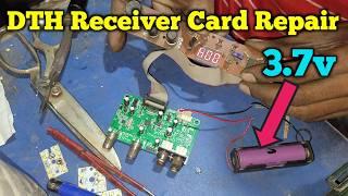 DTH Receiver Card Repair off Display problem | setup box repair | Electronics Verma