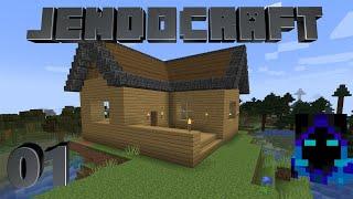 JendoCraft - Ep 01 : Day one house.