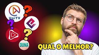 Qual o Melhor TvExpress, RedPlay, unitv ou Outro