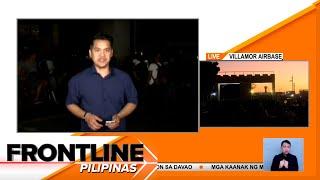 Seguridad sa Villamor Air Base kung nasaan si ex-president Rodrigo Duterte, hinigpitan