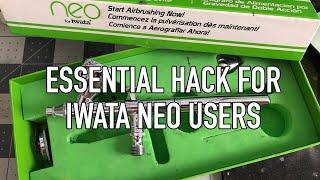 IF YOUR IWATA NEO WONT SPRAY CORRECTLY, WATCH THIS VIDEO