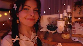 ASMR | Spa pour petits oursons - Questionnaire, soins pelage, brossage, dessin ...