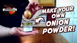 How to Make Onion Powder WITHOUT a Food Dehydrator!  (Onion Powder Recipe) | Kitchen Instruments