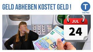 Sparkasse will Geld für's Bargeld abheben + einzahlen!