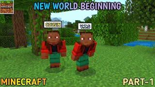 New beginning |Minecraft co-op part - 1 gameplay|On vtg!