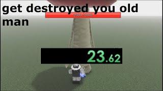 Old fart melee speedrun sub 25 - roblox Pilgrammed