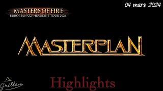 Masterplan - Highlights Masters of Fire Tour 2024 (Le Grillen, Colmar)