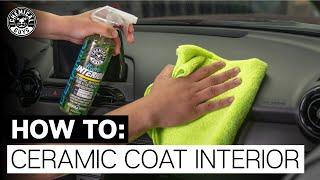 ALL NEW! How To Ceramic Coat Interior! - Chemical Guys