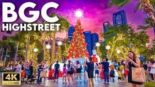 BGC Has Beaten Makati? Sobrang Daming Tao! | Christmas 2024 Walk Tour