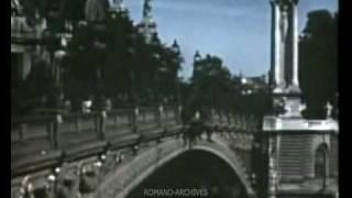 1944 An Overview of Liberated Paris - Unedited Amateur Color Film