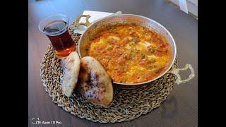 Menemen Nasıl Yapılır. En Kolay Menemen Tarifi. Kahvaltılık Soğansız Menemen