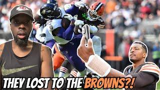 CHIEFS FAN REACTS TO! Baltimore Ravens vs. Cleveland Browns Game Highlights! BATEMAN??LOL