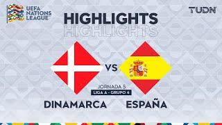 HIGHLIGHTS - Dinamarca vs España | UEFA Nations League 2024 | TUDN