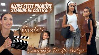 L’INCROYABLE FAMILLE MOLYEM IS BACK [haul, quotidien, collège] ON EST DE RETOUR #haul #vlog