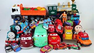 Satisfying with Unboxing HABA Dump Truck Train Exavator Garbage Truck mcqeen Disney Car | ASMR