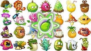 All Premium Plants Power-Up! in Plants vs Zombies 2 (Chinese Version)