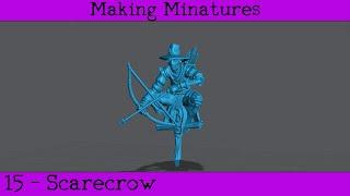 Making Miniatures 15 - Scarecrow