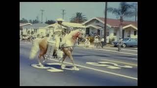 CHUCK CONNERS The Rifleman on 8mm film 1963 Parade,  La Habra, CA