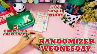  Randomizer Wednesday  $166 in Savings Challenges | Cash Envelope System