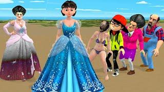 Scary Teacher 3D vs Squid Game Dressing Princess Style Beautiful Nice or Error 5 Times Challenge