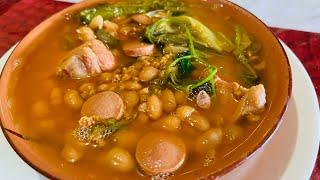 FRIJOLES CHAROS CON CARNE DE PUERCO