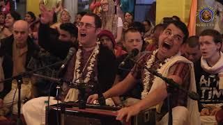 His Grace Krishna Kishore Muralidhara dasa led a Blissful Kirtan in Mayapur.