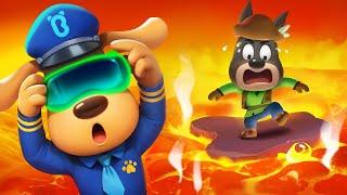 Sheriff and Virtual Game | Safety Tips for Kids | Kids Cartoon | Sheriff Labrador | BabyBus