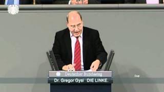 Gregor Gysi, DIE LINKE: »Sie machen die Europäische Idee kaputt«