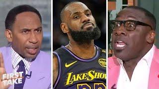 Stephen A tells Shannon 100% Lakers are the BEST Team in the West