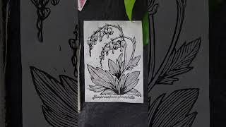 Last minute April Witch's Garden print and postage sticker sheet reveal 