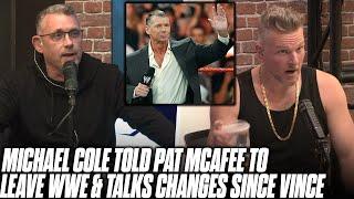 Michael Cole & Pat McAfee Talk The Evolution Of WWE Since Vince McMahon Stepped Down