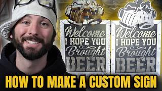 How To Build A DIY Custom CNC Metal Sign