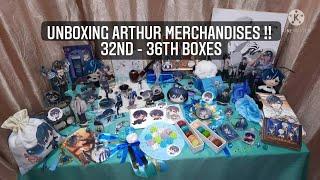 UNBOXING MY IKEMEN VAMPIRE ARTHUR'S MERCHANDISES ! 32ND - 36TH BOXES