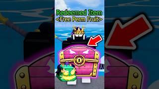 REDEEMING FREE PERM FRUIT CODES in Roblox Blox Fruits..