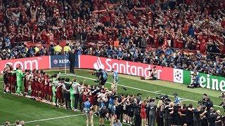 Goosebumps! Spine tingling rendition of You'll Never Walk Alone by Liverpool fans and players