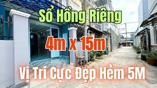  Nhà Đẹp Giá Rẻ Hiếm Có Ở Quận 12 | Vị Trí Cách Mặt Tiền Chỉ 30m | Hẻm 5m Xe Hơi Đậu Cửa