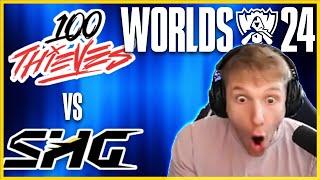 NO ONE EXPECTED THIS PICK - 100T VS SHG - WORLDS 2024 - JANKOS