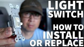 How to Change a Light Switch Beginners Guide - DIY Install or Replace a Light Switch for Beginners