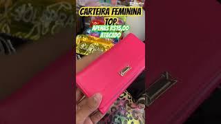 CARTEIRA FEMININA APENAS R$15,00 ATACADO NO BRÁS ELISA ACESSÓRIO #fy #atacado #viral