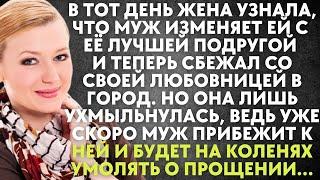 В тот день жена узнала, что муж изменяет ей с её лучшей подругой. Но она лишь загадочно улыбнулась