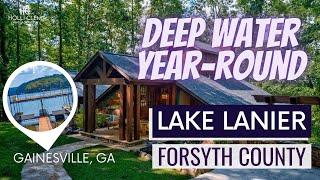 Lake Lanier Real Estate: Lodge-like living on spectacular lake waterfront in Forsyth County GA