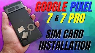 How to Install the Google Pixel 7 and Pixel 7 Pro's SIM Card