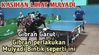 Gibran Garut vs Mulyadi bintik turnamen tenis meja Thanksgiving Cirebon 2021