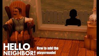 How to make a Hello Neighbor game in ROBLOX! ( Part 3 - Player )